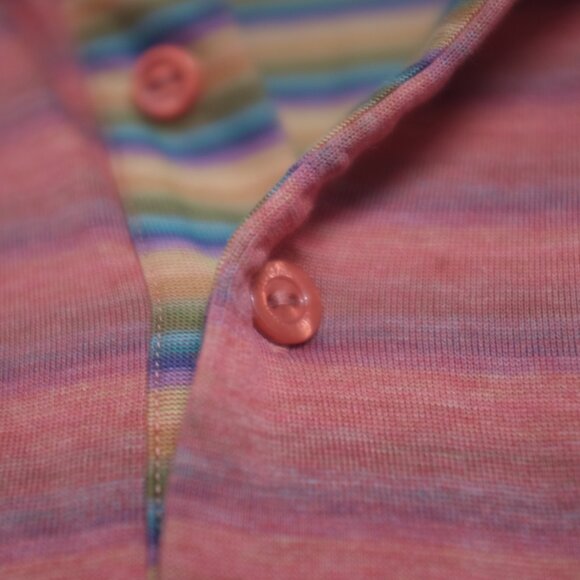 COPY - Bugatchi uomo orange color italian fabric stripe polo Mercerized cotton … - Picture 2 of 9